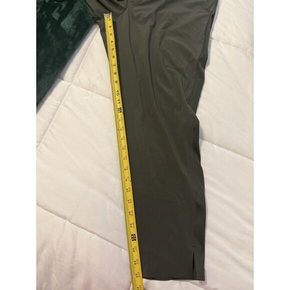 Athleta Brooklyn Ankle Pants Olive Green Stretch Casual Activewear 14 Large - Picture 7 of 7
